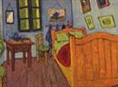 Bisher war Van Goghs Schlafzimmer blau.