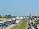 Alle wollen nach Norden. Der Verkehr steht in Texas vielerorts still.