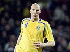Basels Daniel Majstorovic kam bei Schweden über die ganzen 90 Minuten zum Einsatz.