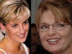 Die Welt ist doch klein: Diana und Palin sind Cousinen zehnten Grades.