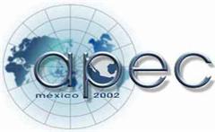 Gipfeltreffens der Organisation für Asiatisch-Pazifische Wirtschaftliche Zusammenarbeit APEC in Mexiko 2002.