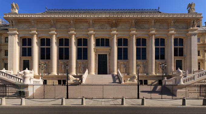 Der Palais de Justice in Paris.