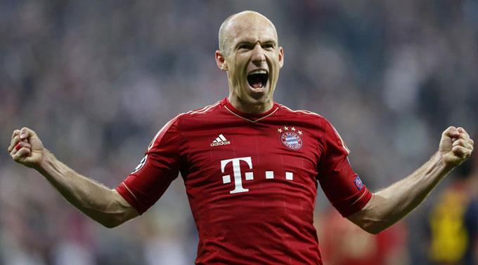 Noch jubelt Arjen Robben für Bayern.