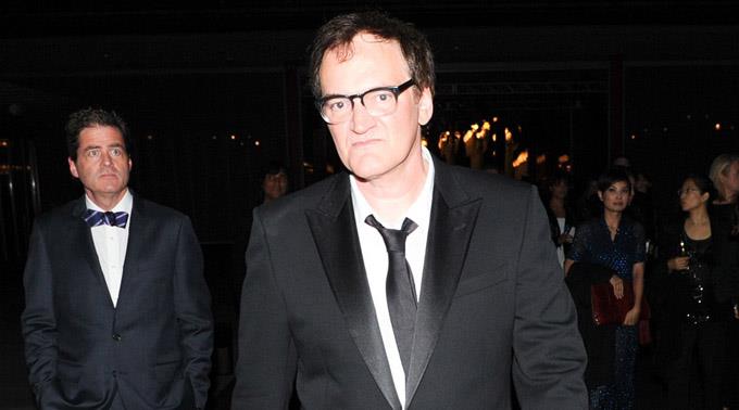 Regisseur Quentin Tarantino wollte sich nicht von einem Fan fotografieren lassen.